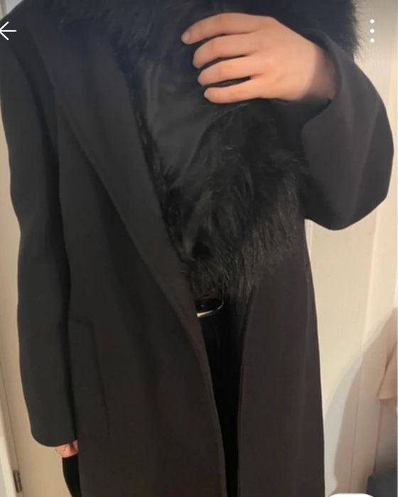 Palton Zara.,Manteco lana 75%