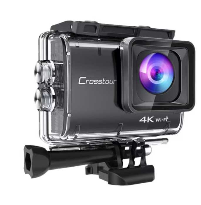 Екшън камера Crosstour CT8500 20MP с аксесоари