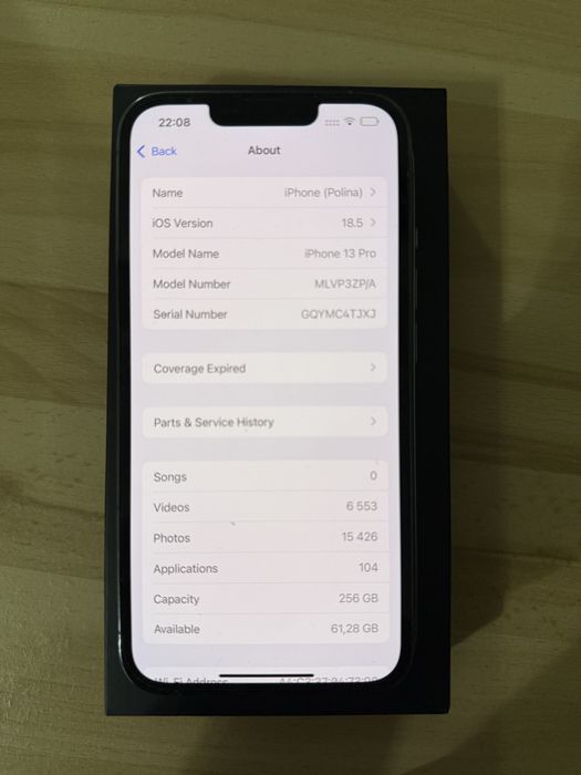iPhone 13pro 256 gb в отличном состоянии