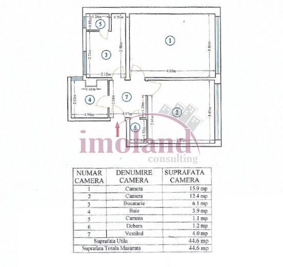 Vanzare apartament 2 camere - Viilor