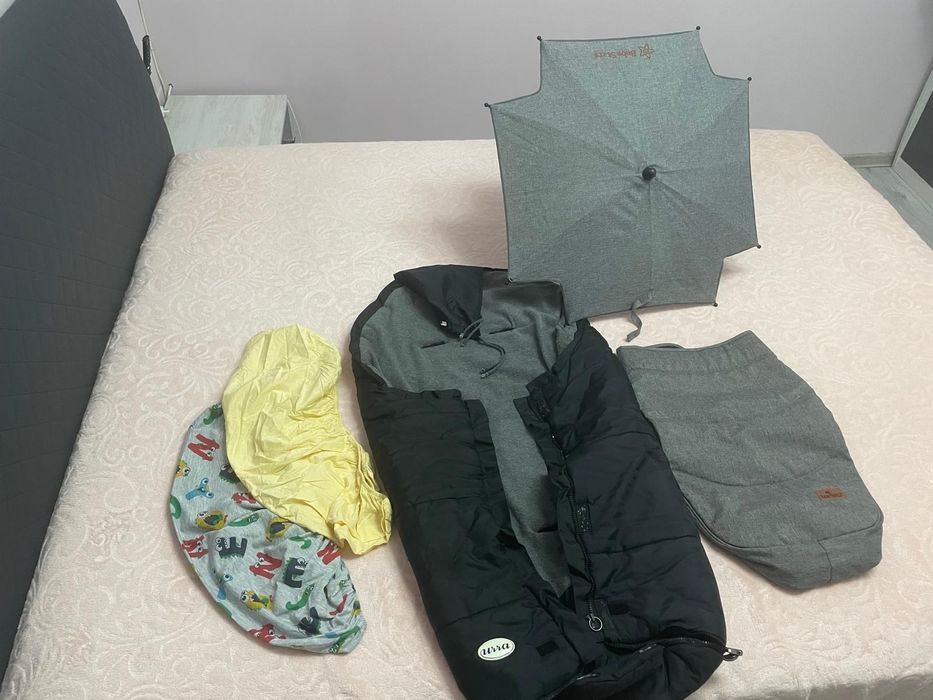 Бебешка количка Lorelli Crysta 3in1 Grey