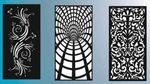 Panouri porti garduri decupate traforate taiate laser plasma CNC