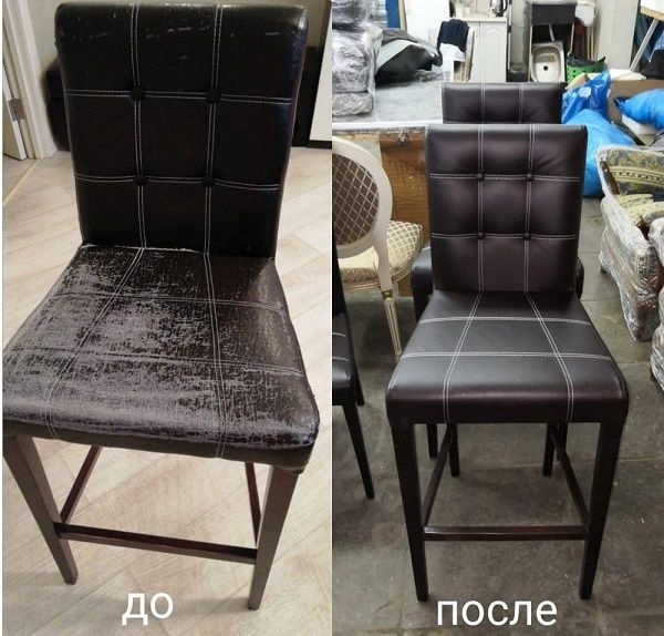 Реставрация перетяжка стульев