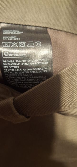 Pantaloni chinos bărbătești