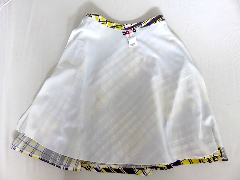 Копринена пола MSGM, миди дължина, S - M