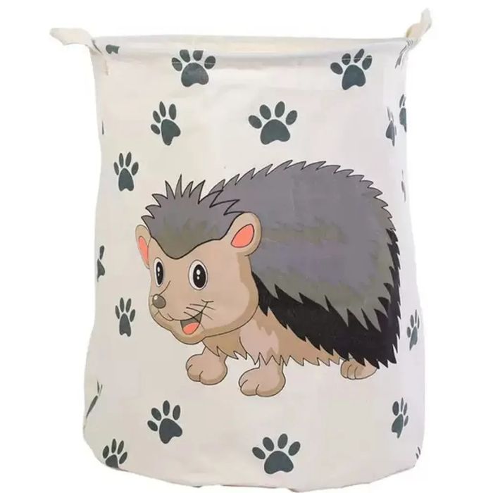 Корзина для игрушек круглая