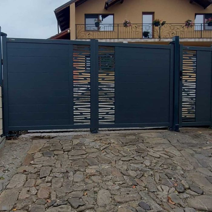 Garduri și porți din aluminiu || Asigurăm montajul și construim structura (metal, beton, bolțari de beton) || Hai să discutăm