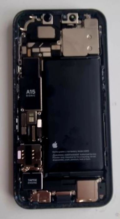 Carcasă iPhone 13, ori 12 mini,  Xr; capac original cu benzi