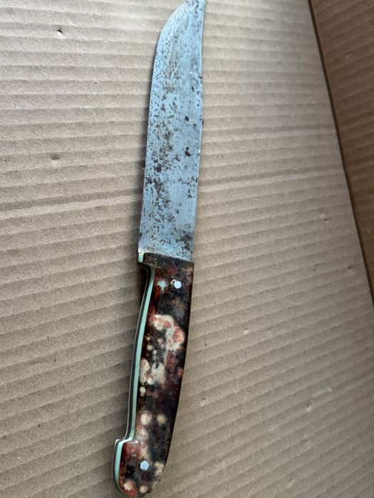 Стар нож 30см , гравиран