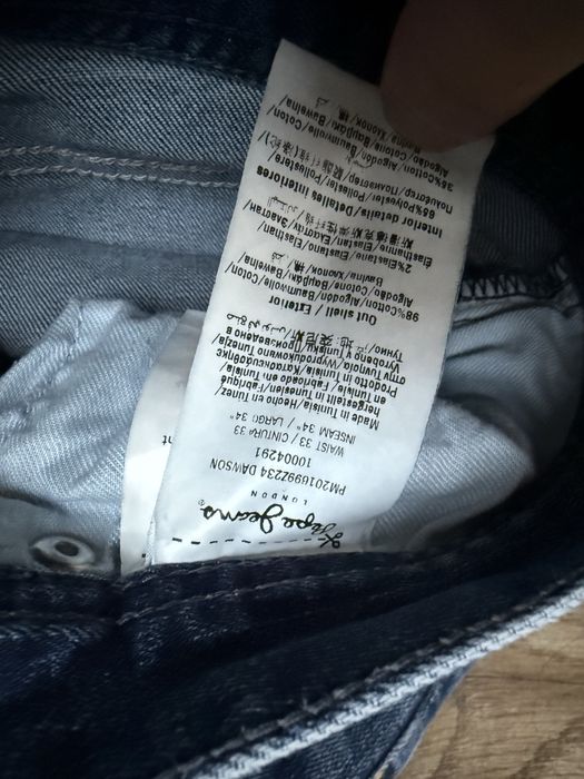 Blugi PEPE JEANS Slim Bootcut Barbati | Marime 33 x 34 (Talie 86 cm)