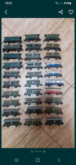 Vagoane calatori trenulet electric scara HO