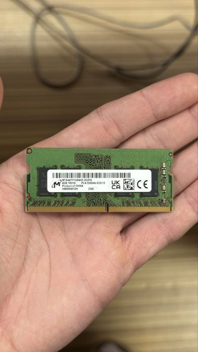 ОЗУ Crucial ddr4 so-dimm 8gb