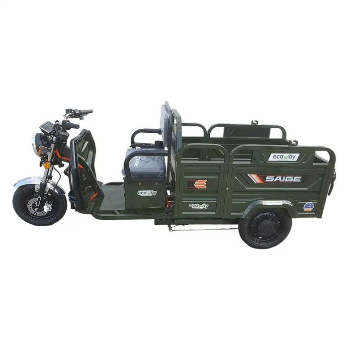 Карго триколка самосвал. Двигател – 3000W Батерия: 72V/32Ah.