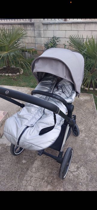 Количка Cybex Priam 3 с чувалче за количка Cybex Platinum Winter