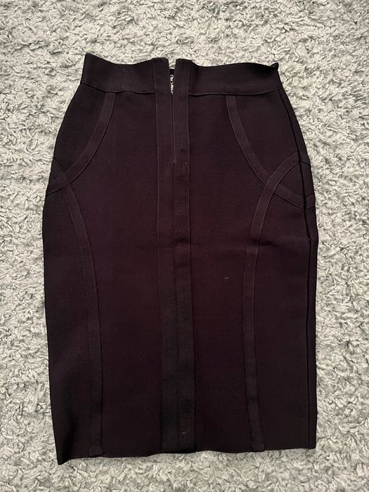 Бандажна черна пола