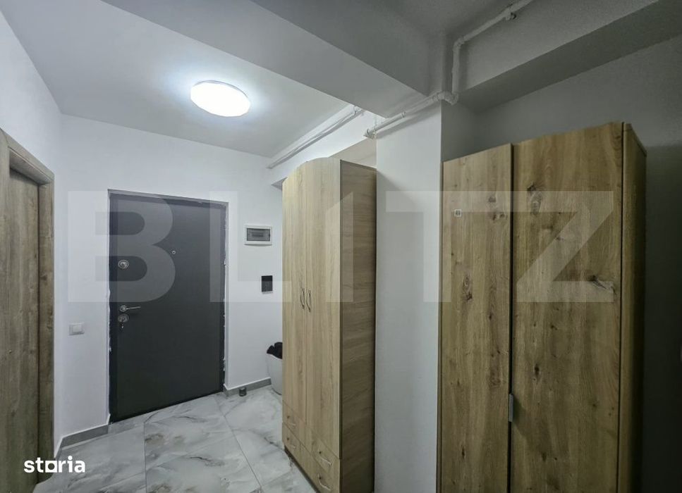 Apartament mobilat si utilat in zona Terra, etaj intermediar, parcare