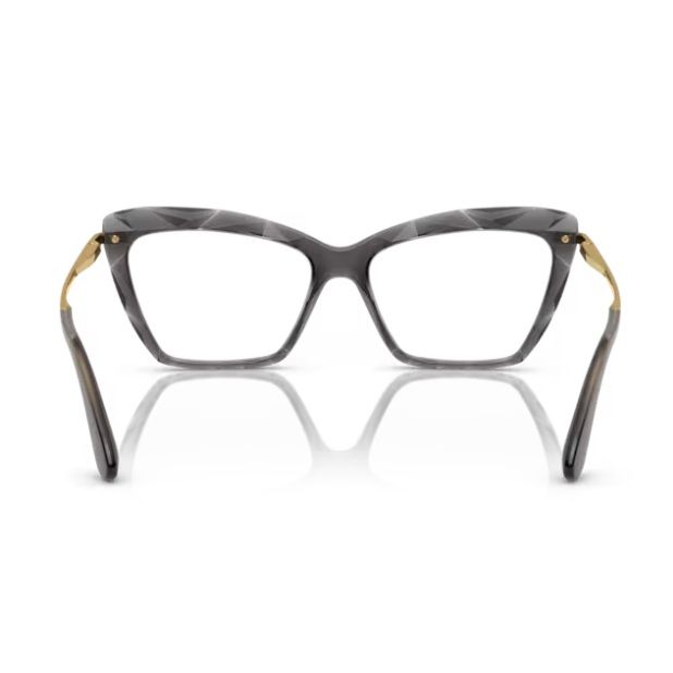 Dolce & Gabbana DG5025 504 Transparent Grey - Women's Optical Frames 53mm