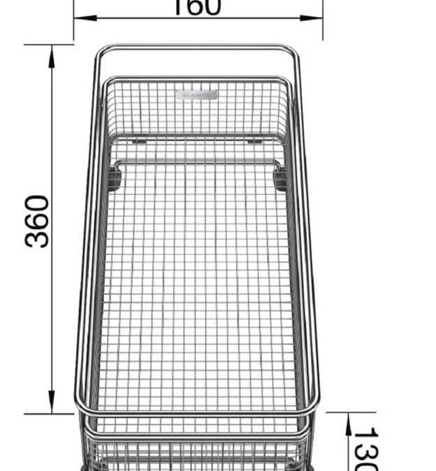 Кошница за мивки BLANKO неръждаема стомана