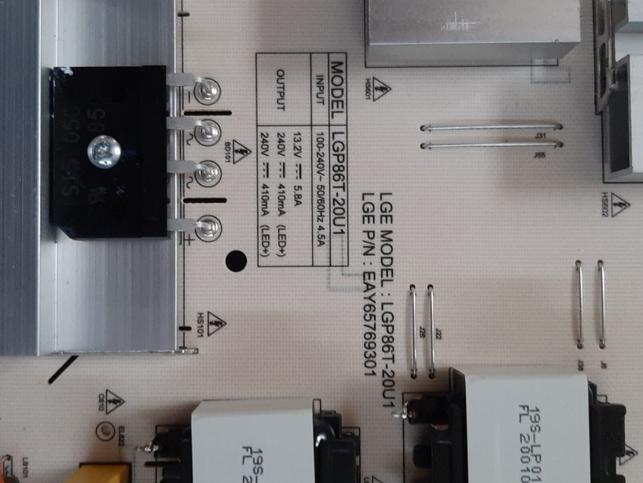 Sursa TV Lg UP80003LA -LGP86T-20U1