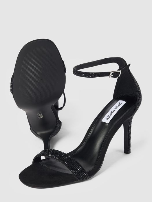 Високи обувки токчета черни висок ток Steve Madden