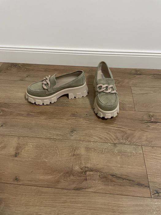 Mocasini din piele intoarsa