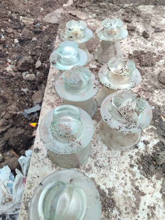 Изолятор штыревой из закалённого стекла