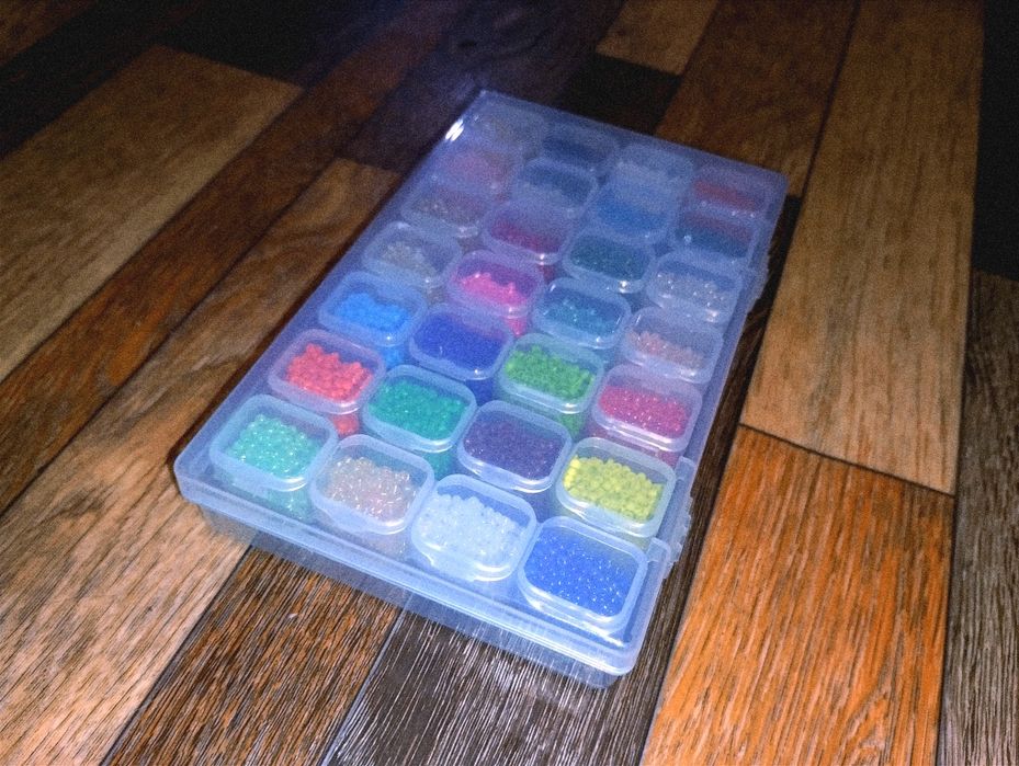 Бисер  упаковка.