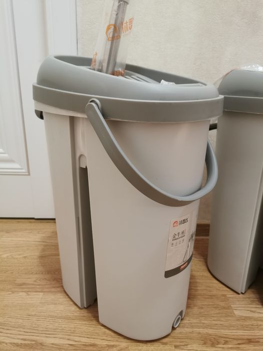 Большое Ведро с отжимом шваброй