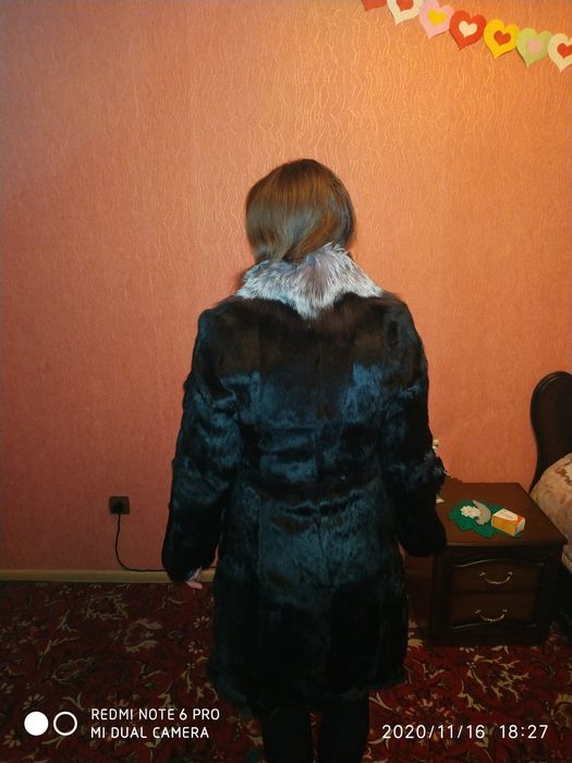 Шуба из кролика.