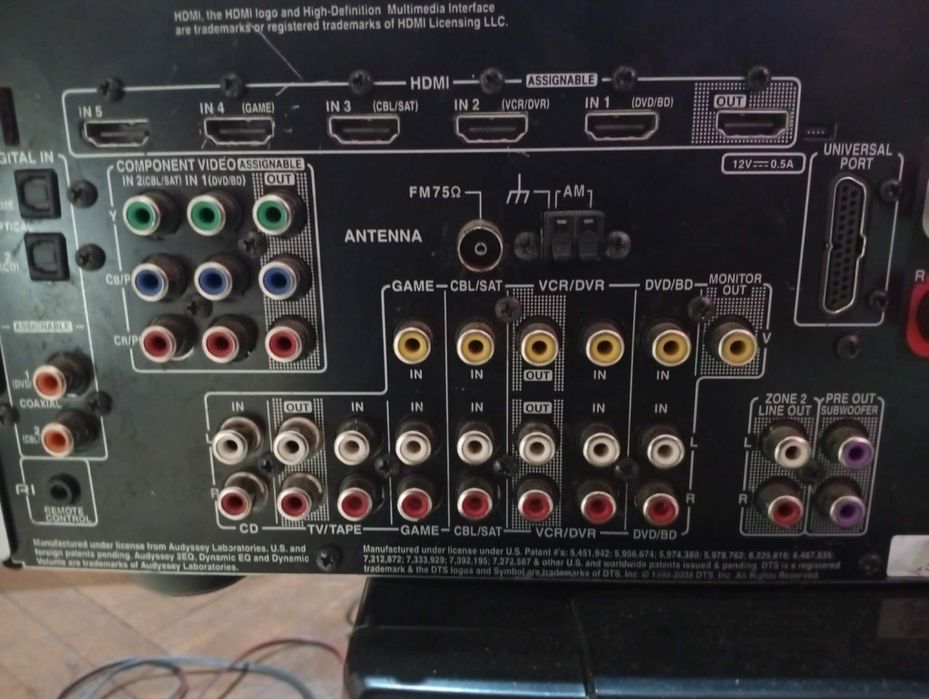 Receiver 7.1  Onkyo TX-SR607