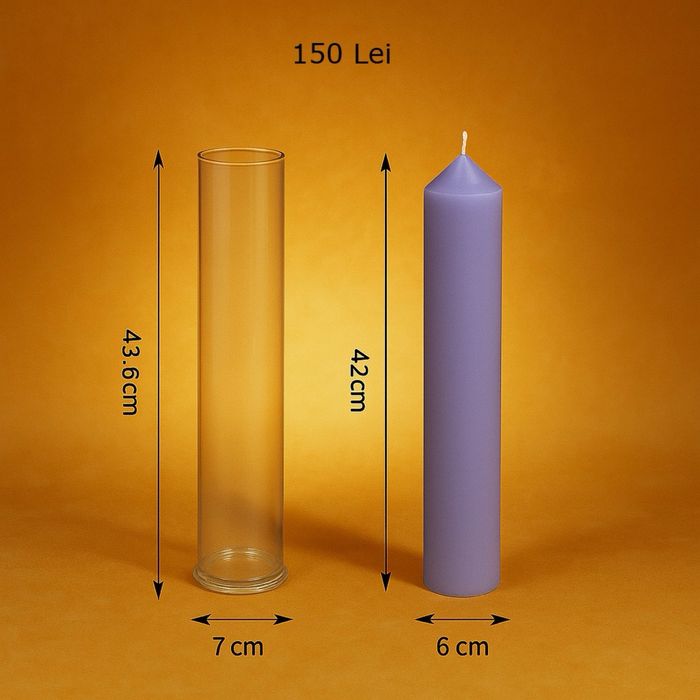 Matrita silicon si acril pentru lumanari decorative, botez si cununie