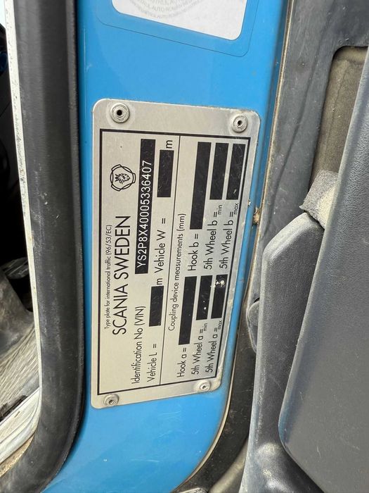 Autobetoniera SCANIA 8x4 9 mc