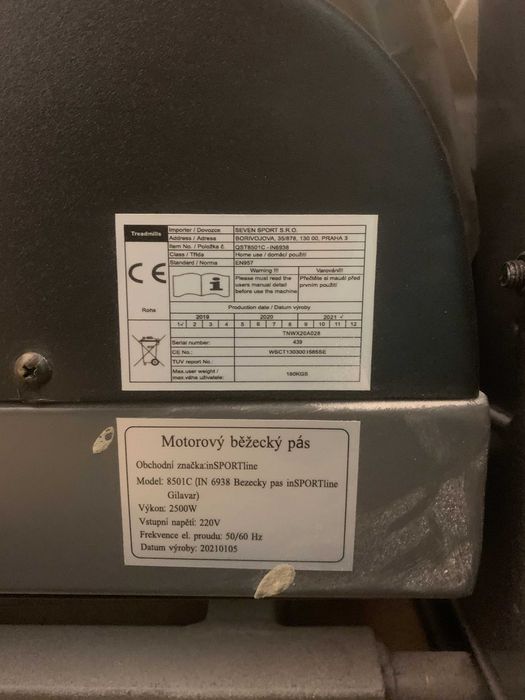 Бягаща пътека Gilavar insportline 8501C