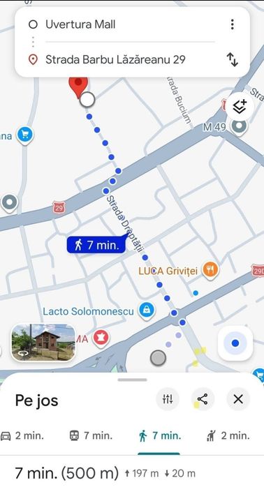 Teren 970m  intravilan la 5 minute de mall