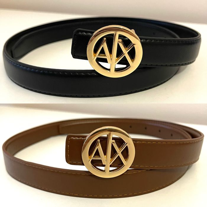 **НОВИ** стилни Armani Exchange колани в 2 цвята + подаръчна кутия