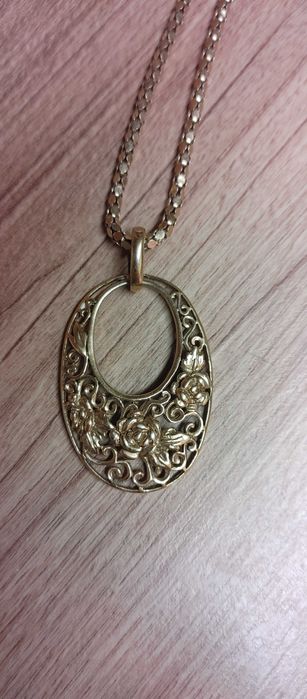 Lant argint aurit cu medalion