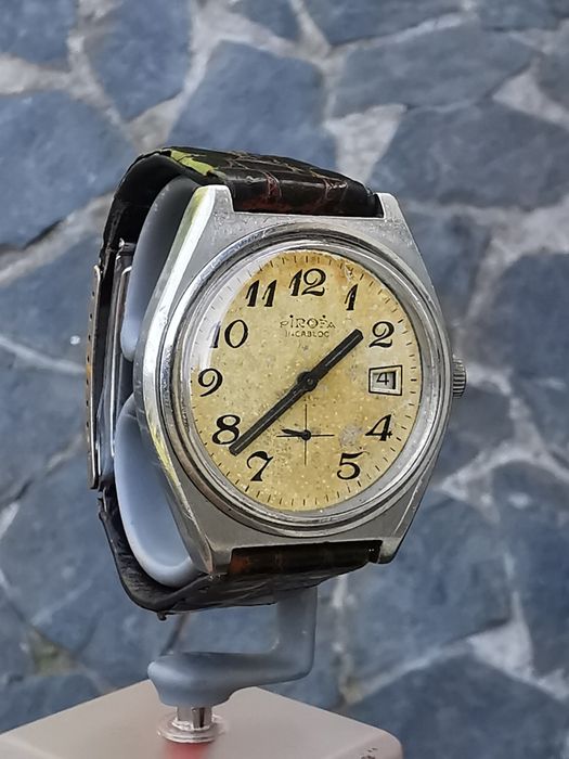 Ceas Pirofa - Int. Manuala - Oțel 38 mm-Funcționează excelent!