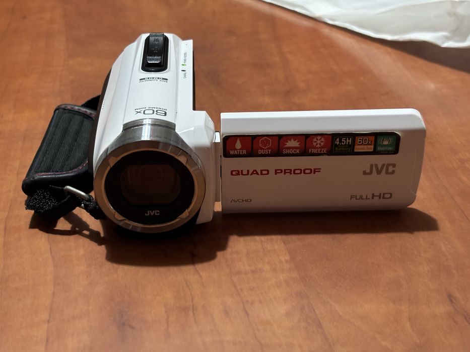 Camera video JVC GZ-R15WE, Full HD, Alb