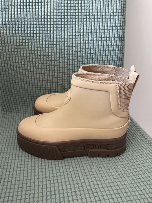 Ghete Puma,din piele,marime35,5
