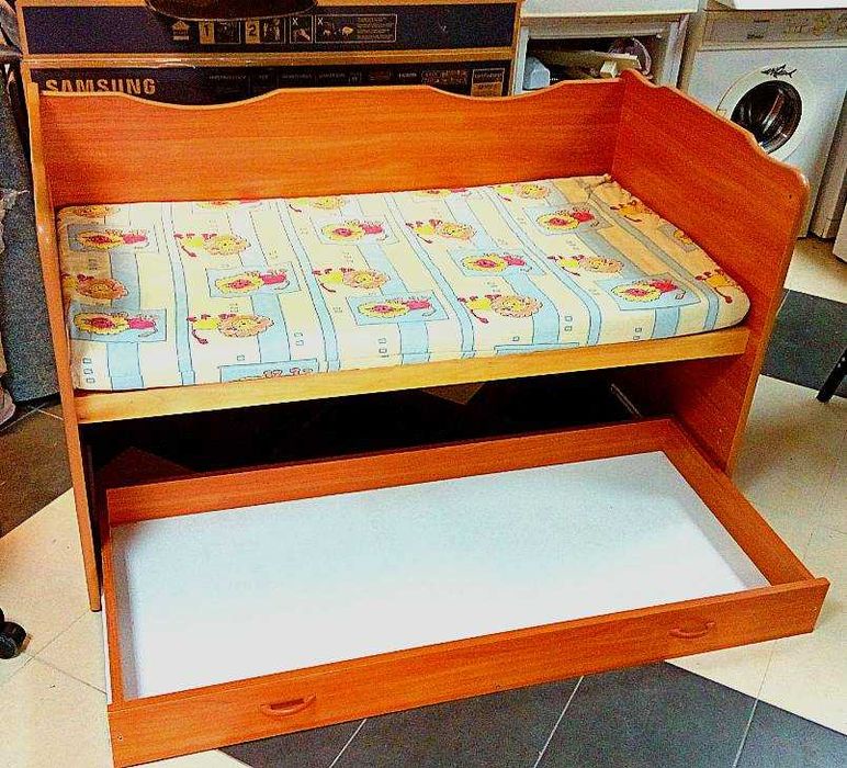 Детско легло - Чекмедже и гръб - елементи - части