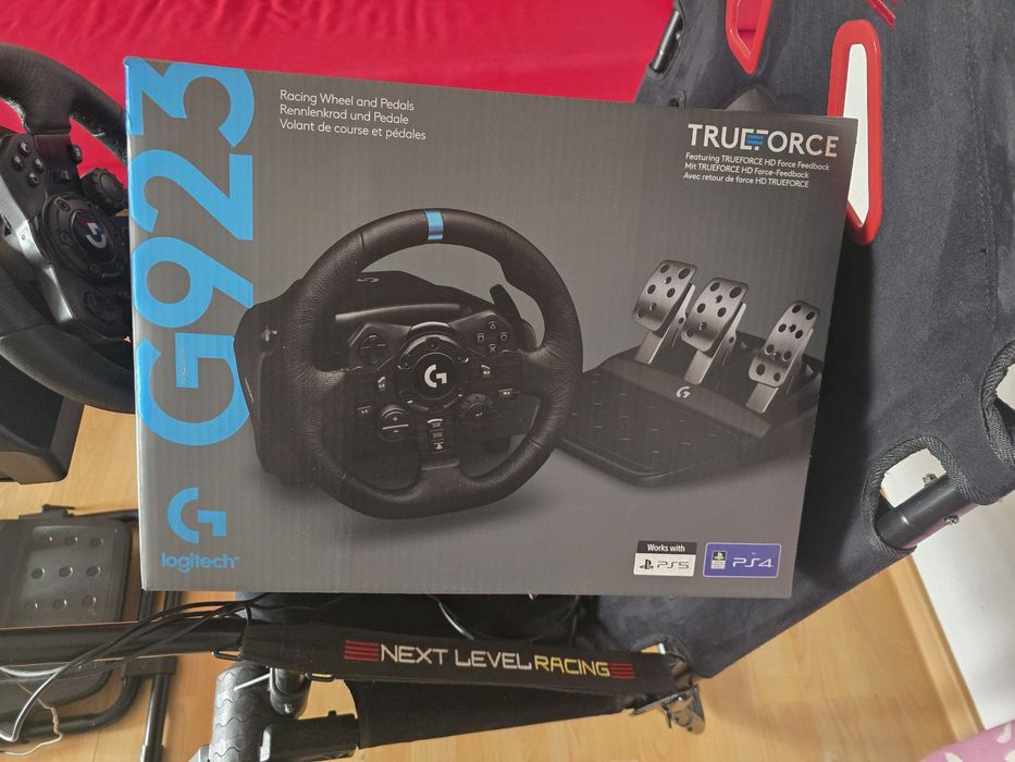 Vand Playseat GT-Lite next levele racing NLR-S021 + volan Logitec G 923