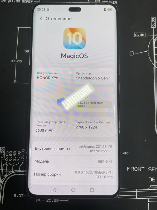 Honor x 9c 256gb
