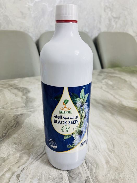 Масло черного тмина Black seed oil Nefertiti Оргинал из Египта 1 литр