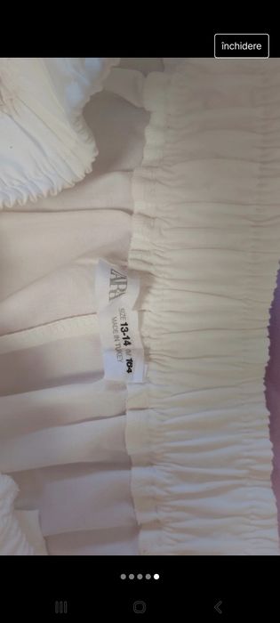 Pantaloni fetite Zara lungi și scurti