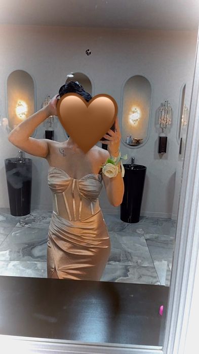 Rochie argintie de nuntă