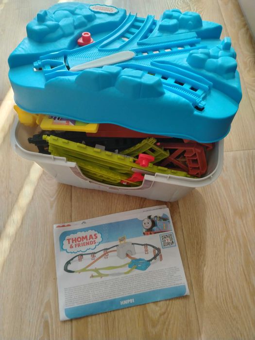 Комплект Thomas & Friends - Кофа с конструктор и релси