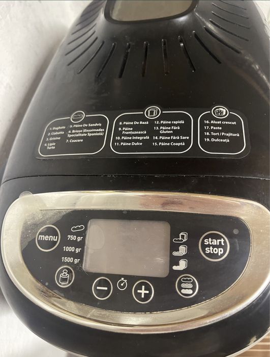 Mașina de copt pâine Tefal 19 programe