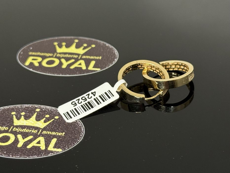 Bijuteria ROYAL : Cercei AUR 14K / 3.68 GR