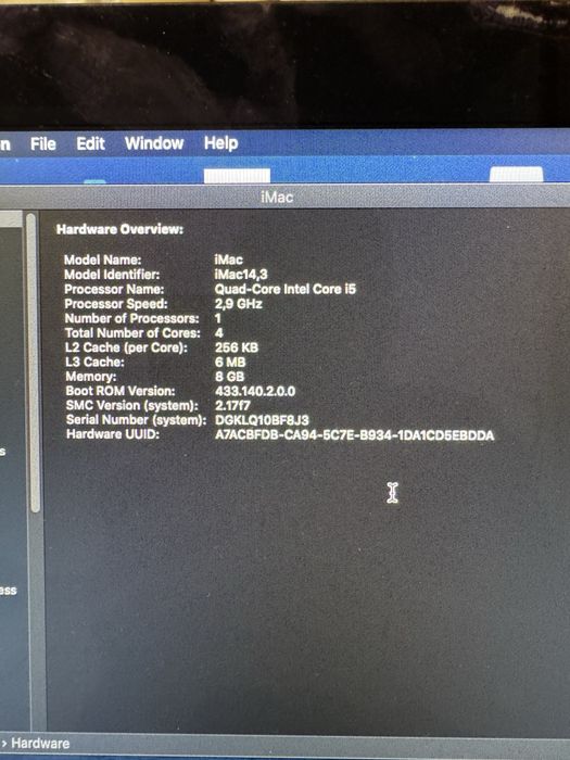 iMac 21.5 inch Late 2013