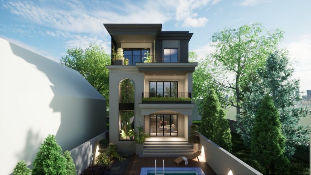 Vand teren plus autorizatie construire casa S+P+2